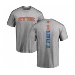 NBA Nike New York Knicks #3 Tim Hardaway Jr. Ash Backer T-Shirt
