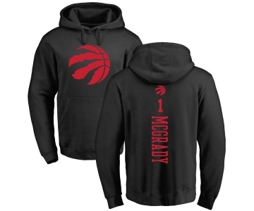 NBA Nike Toronto Raptors #1 Tracy Mcgrady Black One Color Backer Pullover Hoodie