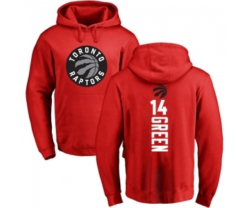 NBA Nike Toronto Raptors #14 Danny Green Red Backer Pullover Hoodie
