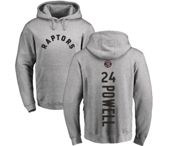 NBA Nike Toronto Raptors #24 Norman Powell Ash Backer Pullover Hoodie