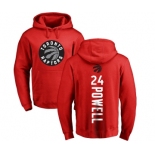 NBA Nike Toronto Raptors #24 Norman Powell Red Backer Pullover Hoodie