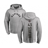 NBA Nike Toronto Raptors #43 Pascal Siakam Ash Backer Pullover Hoodie