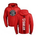 NBA Nike Toronto Raptors #43 Pascal Siakam Red Backer Pullover Hoodie
