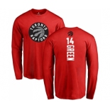 NBA Nike Toronto Raptors #14 Danny Green Red Backer Long Sleeve T-Shirt