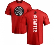 NBA Nike Toronto Raptors #15 Vince Carter Red Backer T-Shirt