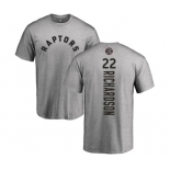 NBA Nike Toronto Raptors #22 Malachi Richardson Ash Backer T-Shirt
