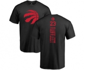 NBA Nike Toronto Raptors #23 Fred VanVleet Black One Color Backer T-Shirt
