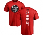 NBA Nike Toronto Raptors #23 Fred VanVleet Red Backer T-Shirt