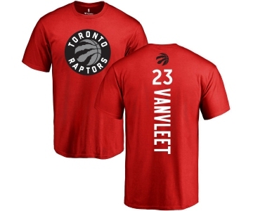 NBA Nike Toronto Raptors #23 Fred VanVleet Red Backer T-Shirt