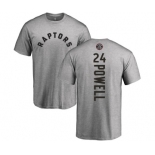 NBA Nike Toronto Raptors #24 Norman Powell Ash Backer T-Shirt