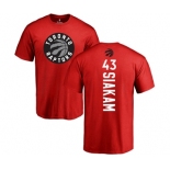 NBA Nike Toronto Raptors #43 Pascal Siakam Red Backer T-Shirt