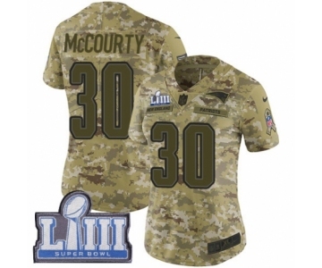Women's Nike New England Patriots #30 Jason McCourty Limited Camo 2018 Salute to Service Super Bowl LIII Bound NFL Jersey