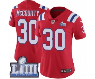 Women's Nike New England Patriots #30 Jason McCourty Red Alternate Vapor Untouchable Limited Player Super Bowl LIII Bound NFL Jersey