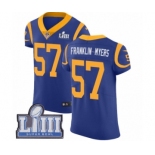 Men's Nike Los Angeles Rams #57 John Franklin-Myers Royal Blue Alternate Vapor Untouchable Elite Player Super Bowl LIII Bound NFL Jersey