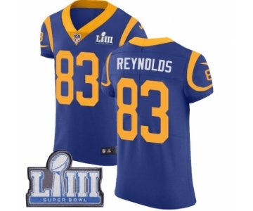 Men's Nike Los Angeles Rams #83 Josh Reynolds Royal Blue Alternate Vapor Untouchable Elite Player Super Bowl LIII Bound NFL Jersey