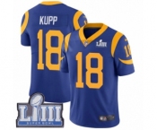 Men's Nike Los Angeles Rams #18 Cooper Kupp Royal Blue Alternate Vapor Untouchable Limited Player Super Bowl LIII Bound NFL Jersey