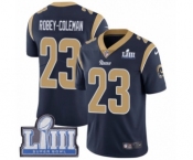 Men's Nike Los Angeles Rams #23 Nickell Robey-Coleman Navy Blue Team Color Vapor Untouchable Limited Player Super Bowl LIII Bound NFL Jersey