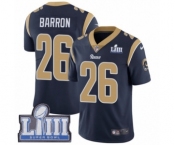Men's Nike Los Angeles Rams #26 Mark Barron Navy Blue Team Color Vapor Untouchable Limited Player Super Bowl LIII Bound NFL Jersey