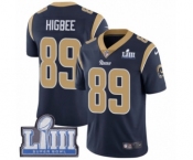 Men's Nike Los Angeles Rams #89 Tyler Higbee Navy Blue Team Color Vapor Untouchable Limited Player Super Bowl LIII Bound NFL Jersey