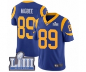 Men's Nike Los Angeles Rams #89 Tyler Higbee Royal Blue Alternate Vapor Untouchable Limited Player Super Bowl LIII Bound NFL Jersey