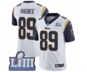 Men's Nike Los Angeles Rams #89 Tyler Higbee White Vapor Untouchable Limited Player Super Bowl LIII Bound NFL Jersey