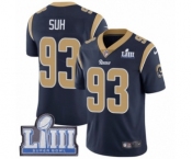 Youth Nike Los Angeles Rams #93 Ndamukong Suh Navy Blue Team Color Vapor Untouchable Limited Player Super Bowl LIII Bound NFL Jersey