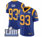 Youth Nike Los Angeles Rams #93 Ndamukong Suh Royal Blue Alternate Vapor Untouchable Limited Player Super Bowl LIII Bound NFL Jersey
