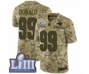 Youth Nike Los Angeles Rams #99 Aaron Donald Limited Camo 2018 Salute to Service Super Bowl LIII Bound NFL Jersey