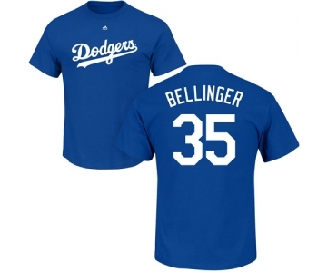 MLB Nike Los Angeles Dodgers #35 Cody Bellinger Royal Blue Name & Number T-Shirt