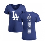 MLB Women's Nike Los Angeles Dodgers #68 Ross Stripling Royal Blue Backer T-Shirt