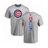 MLB Nike Chicago Cubs #26 Billy Williams Ash Backer T-Shirt