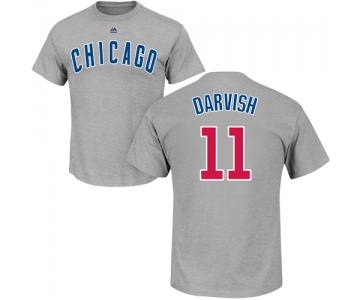 Women's Majestic Chicago Cubs #11 Yu Darvish Replica White Home Cool Base MLB Jersey