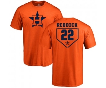 MLB Nike Houston Astros #22 Josh Reddick Orange RBI T-Shirt