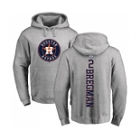 MLB Nike Houston Astros #2 Alex Bregman Ash Backer Pullover Hoodie