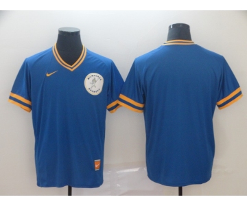 Men Nike Milwaukee Brewers Blank Blue M&N MLB Jersey