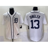 Men's Detroit Tigers #13 Dillon Dingler Cool Base Stitched Baseball Jersey