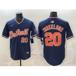 Men's Detroit Tigers #20 Spencer Torkelson Navy 2026 Alternate Vapor Premier Limited Stitched Baseball Jersey