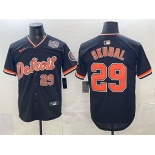 Men's Detroit Tigers #29 Tarik Skubal Navy 2026 Alternate USA 250' Patch Vapor Premier Limited Stitched Baseball Jersey
