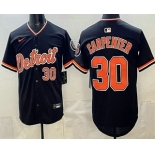 Men's Detroit Tigers #30 Kerry Carpenter Navy Limited Jersey