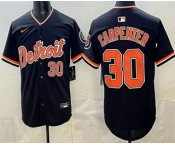 Men's Detroit Tigers #30 Kerry Carpenter Navy Limited Jersey Men's Detroit Tigers #30 Kerry Carpenter Navy Limited Jersey
