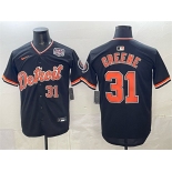 Men's Detroit Tigers #31 Riley Greene Navy 2026 Alternate USA 250' Patch Vapor Premier Limited Stitched Baseball Jersey