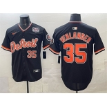 Men's Detroit Tigers #35 Justin Verlander Navy 2026 Alternate USA 250' Patch Vapor Premier Limited Stitched Baseball Jersey
