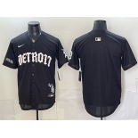 Men's Detroit Tigers Blank 2026 Black 'Motor Gothic Edition' Vapor Premier Limited Stitched Baseball Jersey Men's Detroit Tigers Blank 2026 Black 'Motor Gothic Edition' Vapor Premier Limited Stitched Baseball Jersey