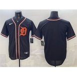 Men's Detroit Tigers Blank 2026 Fashion Replica Black Out Stitched Baseball Jersey Men's Detroit Tigers Blank 2026 Fashion Replica Black Out Stitched Baseball Jersey