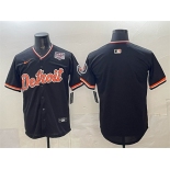 Men's Detroit Tigers Blank Navy 2026 Alternate USA 250' Patch Vapor Premier Limited Stitched Baseball Jersey