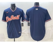 Men's Detroit Tigers Blank Navy 2026 Alternate Vapor Premier Limited Stitched Baseball Jersey Men's Detroit Tigers Blank Navy 2026 Alternate Vapor Premier Limited Stitched Baseball Jersey