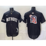 Men's Detroit Tigers Team Big Logo 2026 Black 'Motor Gothic Edition' Vapor Premier Limited Stitched Baseball Jersey