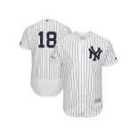 Men New York Yankees #18 Didi Gregorius White FlexBase Jersey Men New York Yankees #18 Didi Gregorius White FlexBase Jersey