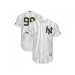 Men New York Yankees #99 Aaron Judge White Strip Flexbase Authentic Collection 2018 Memorial Day Stitched MLB Jersey Men New York Yankees #99 Aaron Judge White Strip Flexbase Authentic Collection 2018 Memorial Day Stitched MLB Jersey