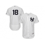 Men's Majestic New York Yankees #18 Didi Gregorius White Navy Flexbase Authentic Collection MLB Jersey Men's Majestic New York Yankees #18 Didi Gregorius White Navy Flexbase Authentic Collection MLB Jersey